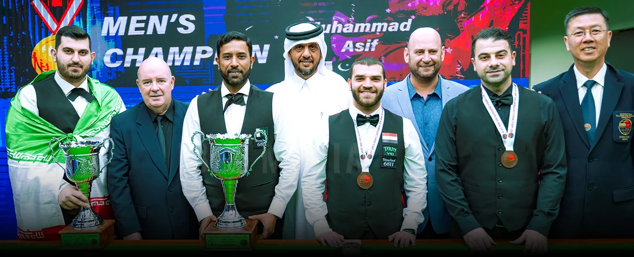 Muhammad Asif claims hattrick of IBSF Men's Snooker World Championship