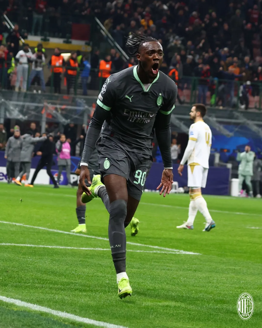 Abraham scores late as AC Milan beat Red Star Belgrade