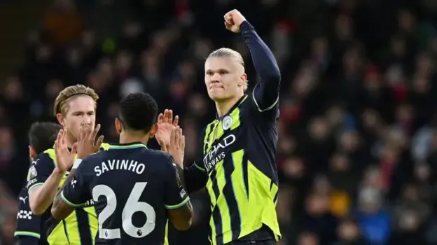 Man City come back twice to draw at Crystal Palace