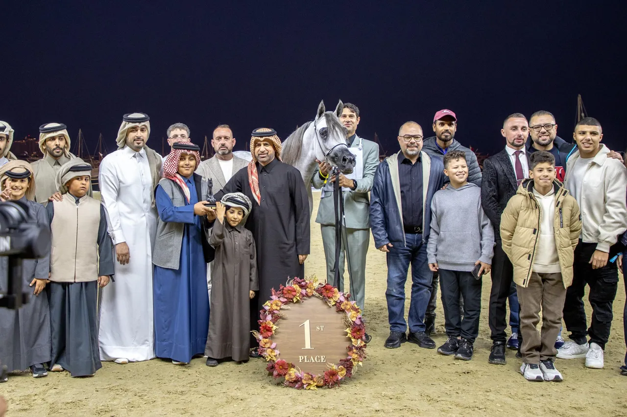 Junior fillies and junior colts steal spotlight on second day of Katara International Arabian Horse Festival