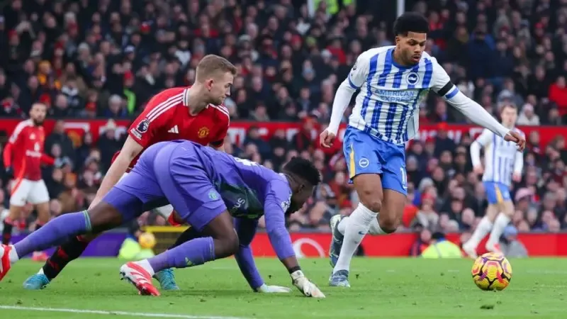 Onana howler helps Brighton to win at Man Utd