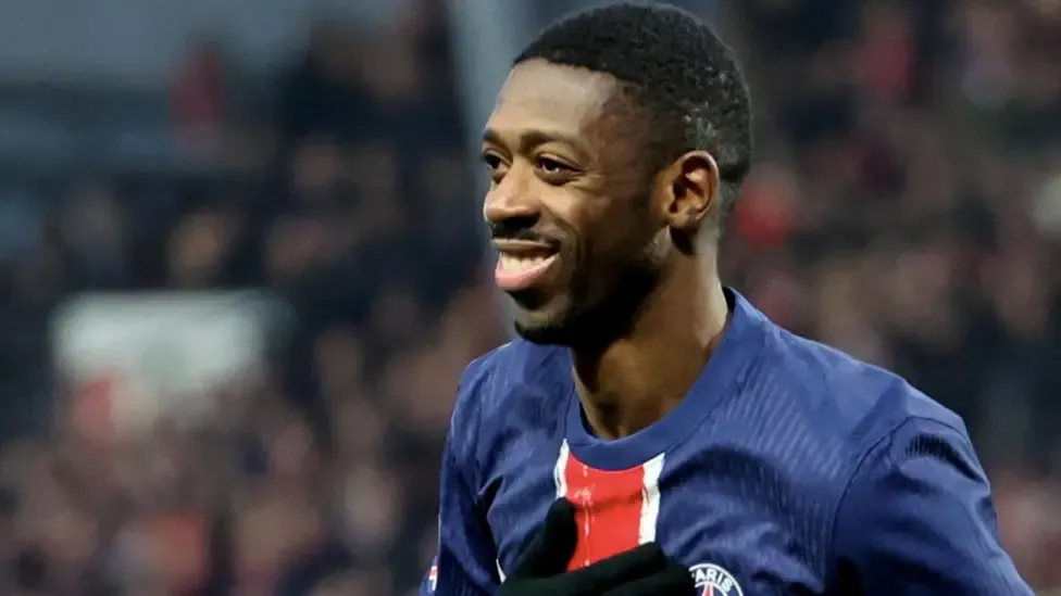 Dembele hits second hat-trick of week in PSG win at Brest
