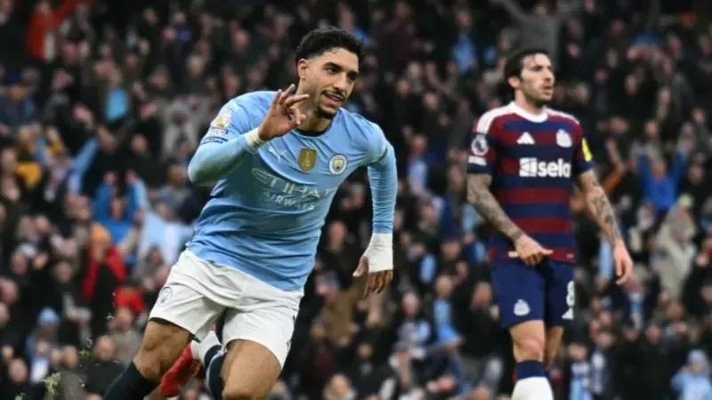 Marmoush hits quickfire treble as Man City thrash Newcastle