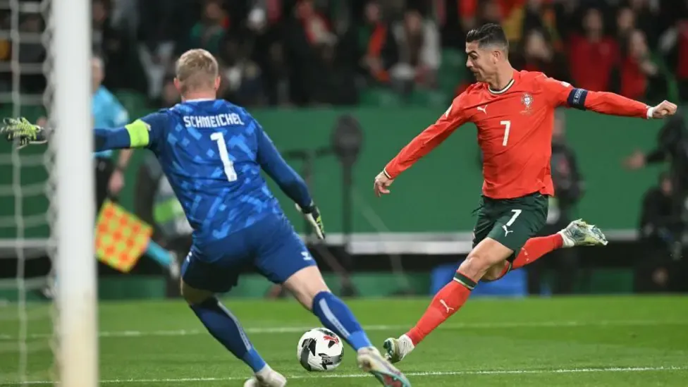 Ronaldo on target as Portugal defeat Denmark to reach Nations League semis