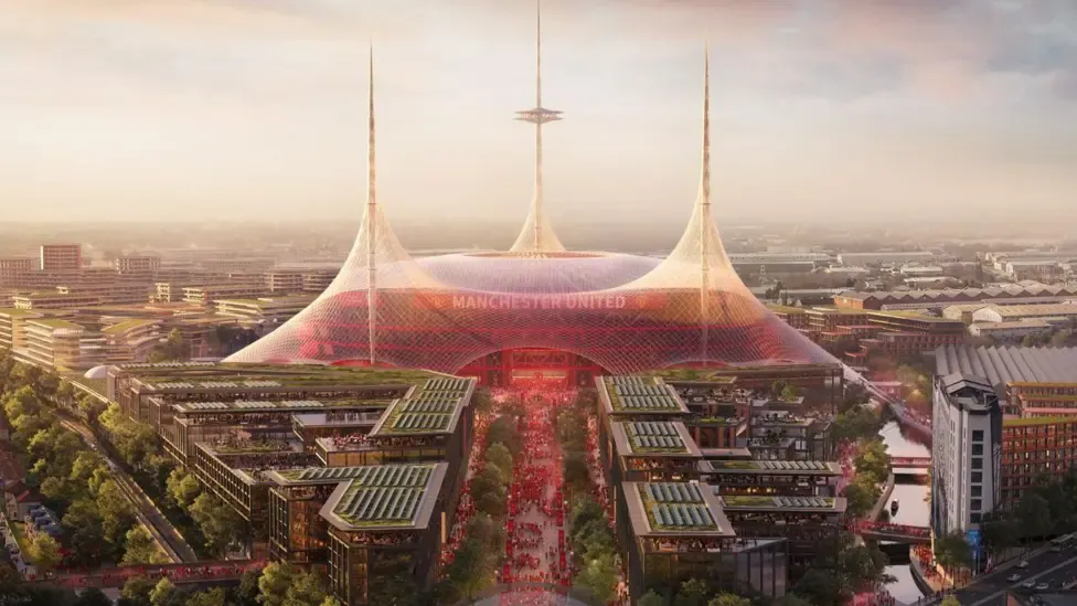 Man Utd unveils plan for £2bn, 100,000-seater stadium
