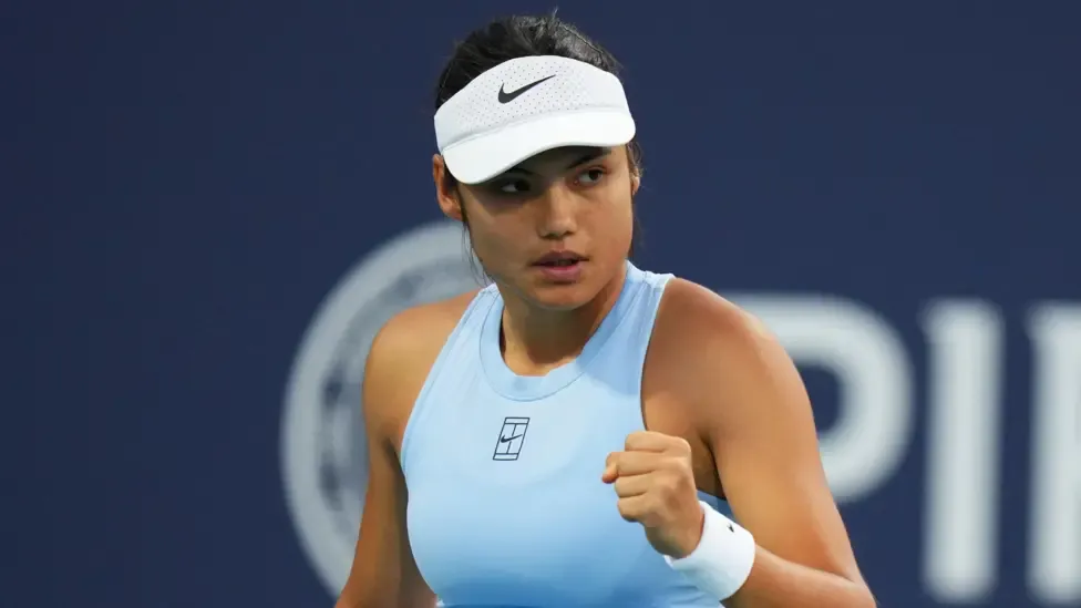 Raducanu storms into first WTA 1,000 quarter-final with dominant win over Anisimova