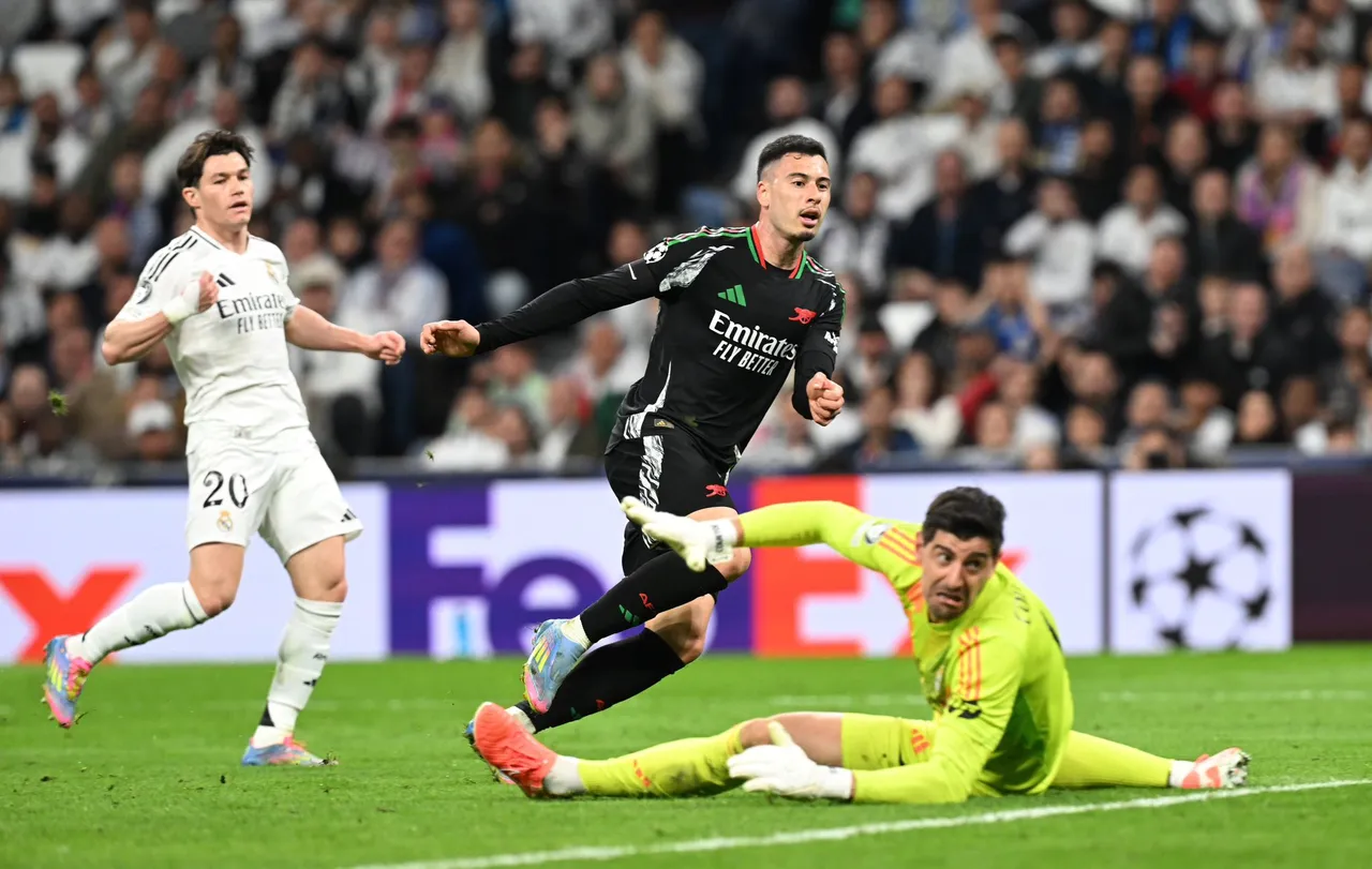 Superb Arsenal defeat Real to reach semi-finals
