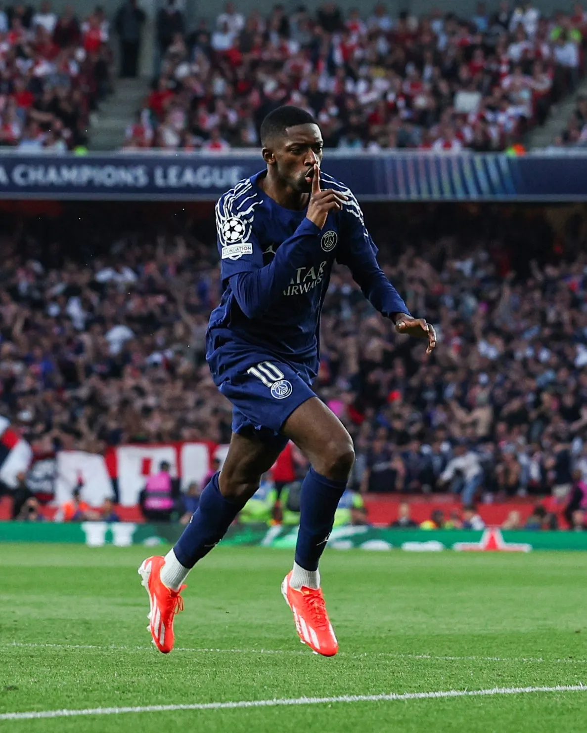 Arsenal beaten by Paris St Germain to dent Champions League final hopes