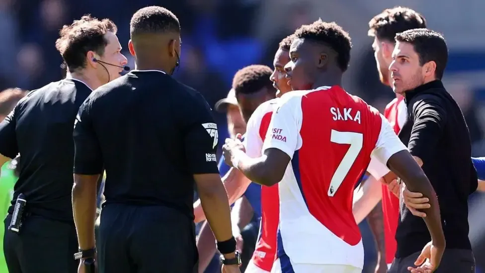 Arteta slams “Never a Penalty” decision as Arsenal draw with Everton
