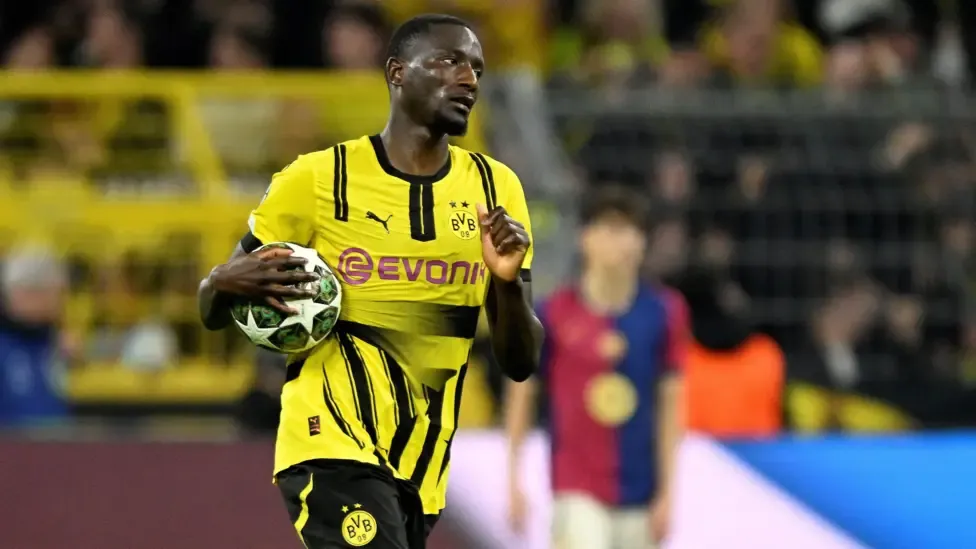 Guirassy hits Dortmund hat-trick but Barca reach semis