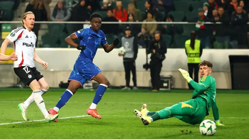 Teenager George scores first Chelsea goal in win over Legia