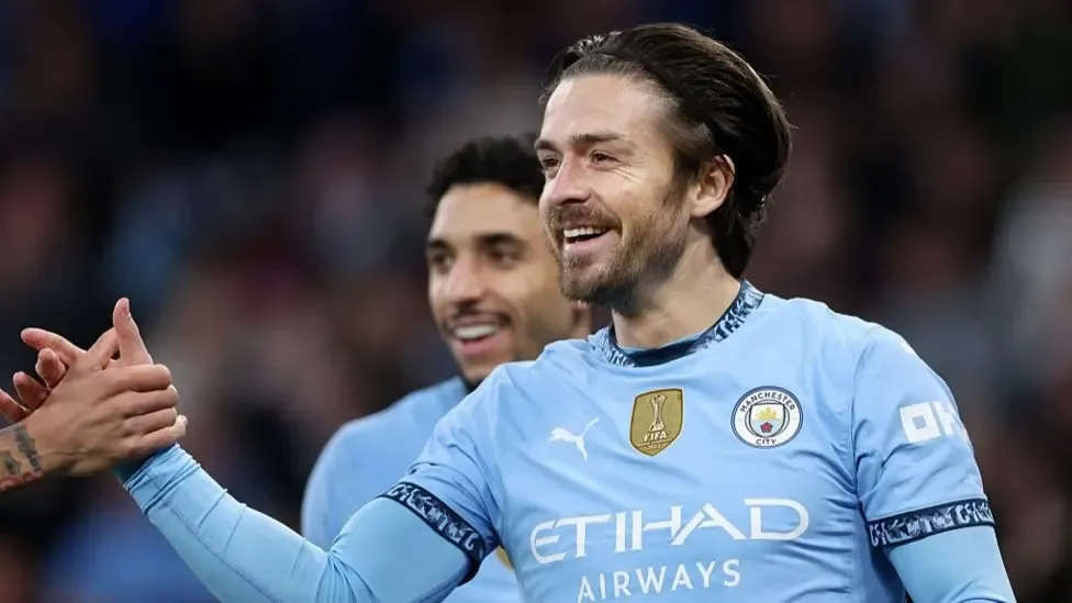 Grealish scores as Man City sweep aside Leicester