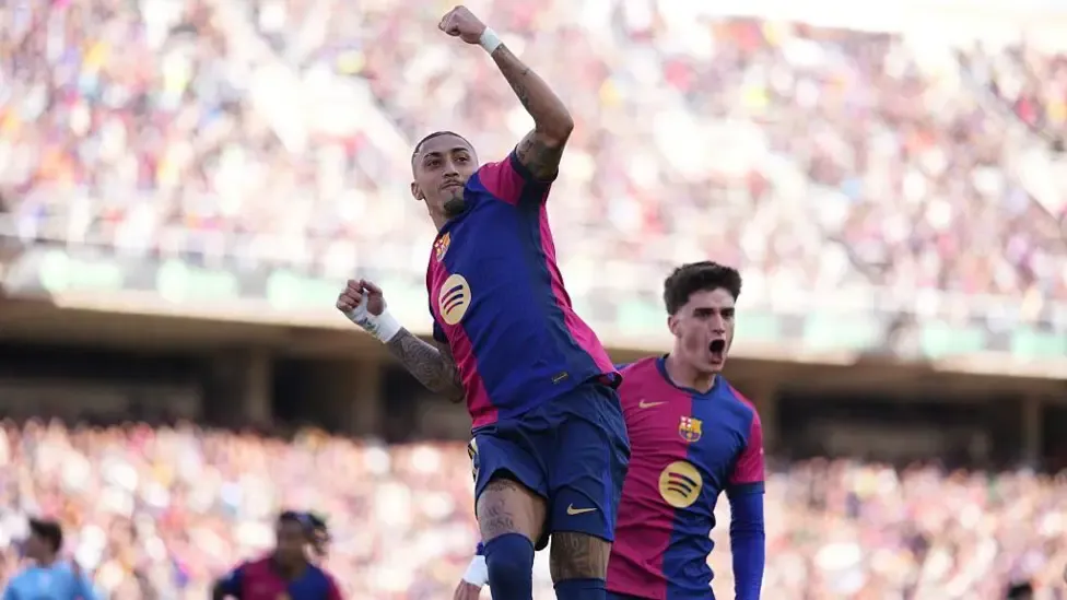 Barca stun Celta Vigo with late dramatic win