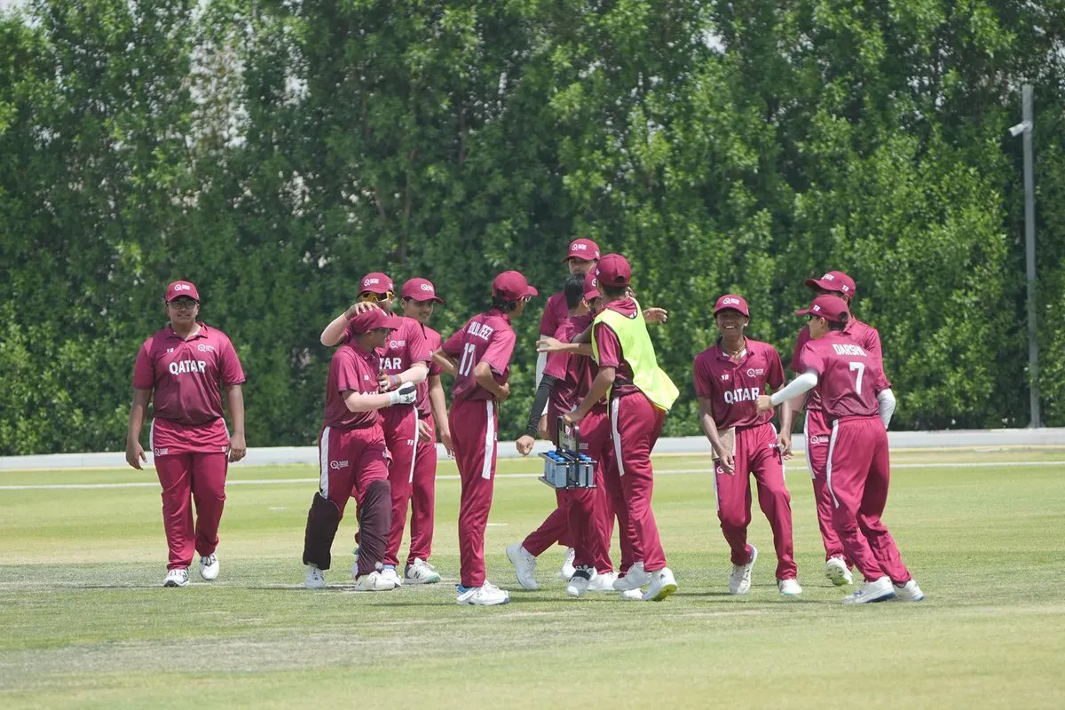 Qatar cricket team secures victory over Saudi Arabia in ACC U16 West Zone Cup