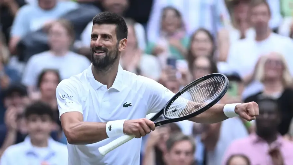 Djokovic hails "Blessing" of 100th Wimbledon win after dominant display
