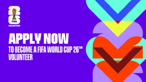 Applications now open for FIFA World Cup 26 volunteer programme