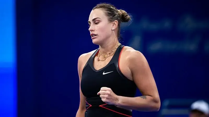 Sabalenka battles past Sramkova in Wuhan return after US Open triumph