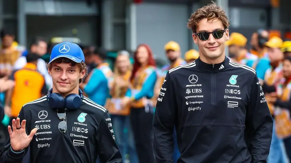 Mercedes confirm Russell and Antonelli for 2026 F1 season