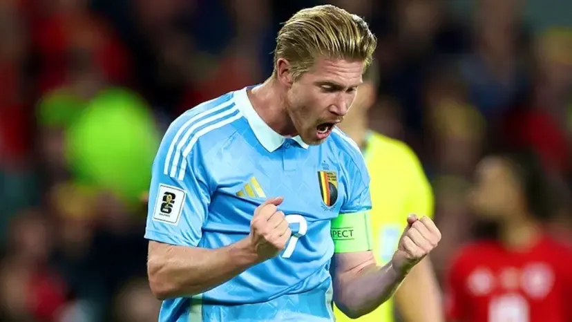De Bruyne double leads Belgium comeback win over Wales in World Cup qualifier