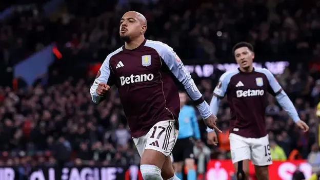 Malen brace fires Aston Villa toward Europa League knockout spot