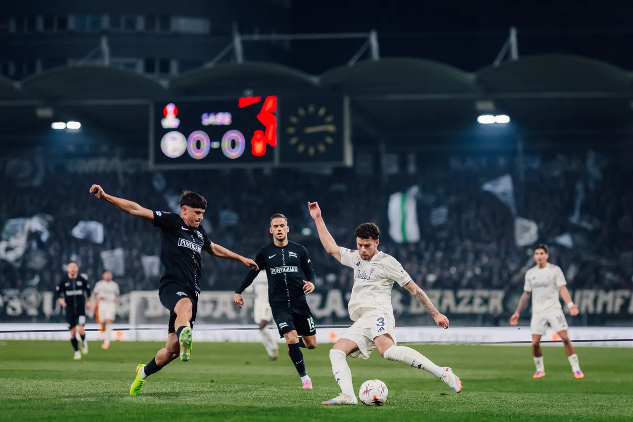 Gibbs-White misses penalty as Nottingham Forest held to goalless draw at Sturm Graz