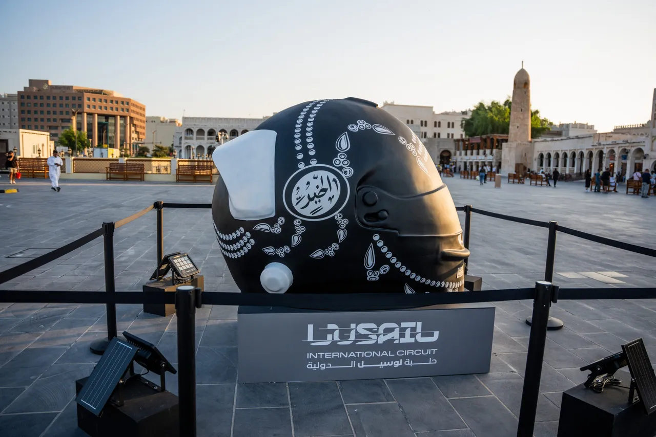 Lusail International Circuit takes Formula 1 to the heart of Doha with artist helmet activations