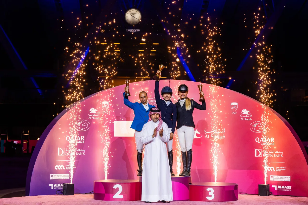 French rider Cyrine Cherif claims Al Shaqab Grand Prix five-star title