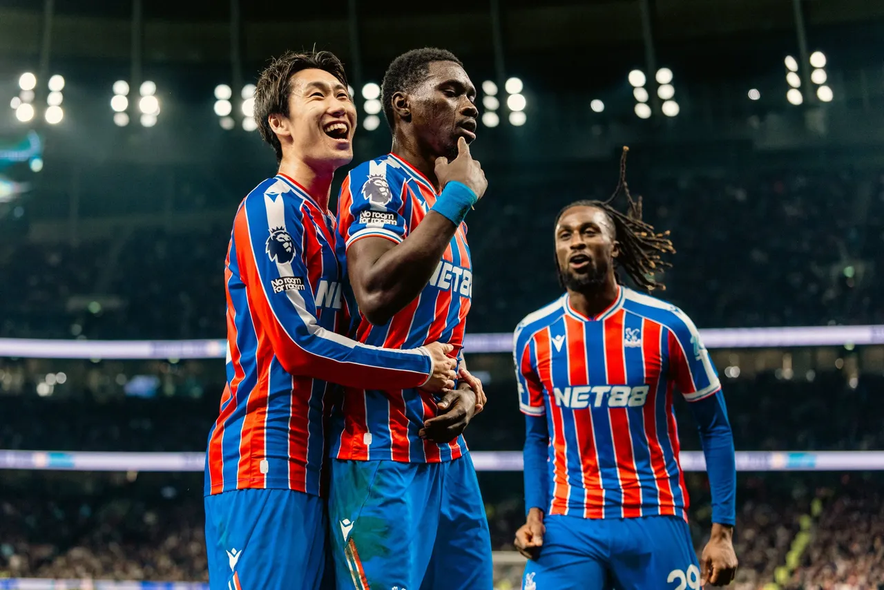 Crystal Palace Punish 10-Man Tottenham in Chaotic First Half to Win 3–1