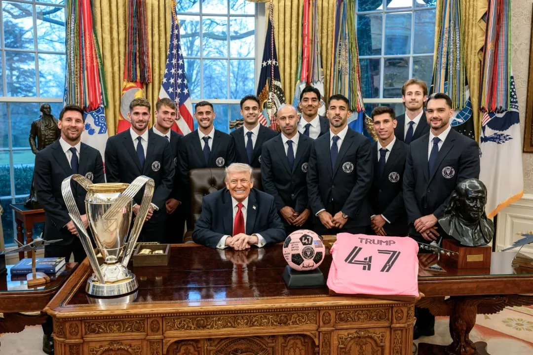 Messi and Inter Miami Honored at the White House by Donald Trump After Historic MLS Cup Triumph
