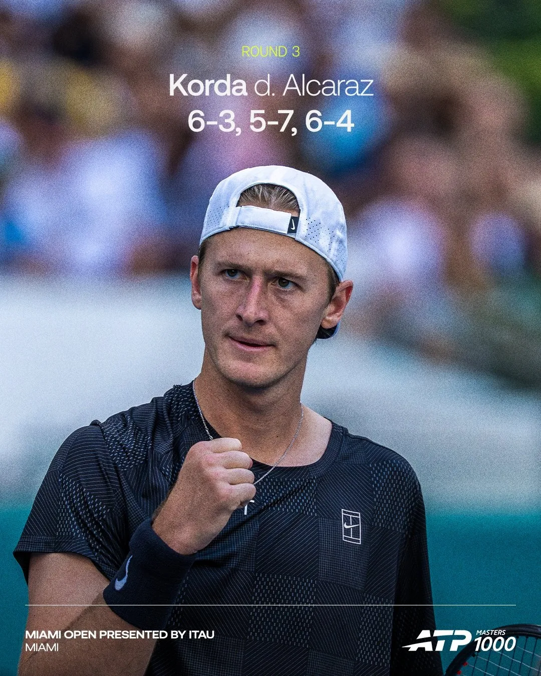 Korda stuns Alcaraz as top seed crashes out of Miami Open