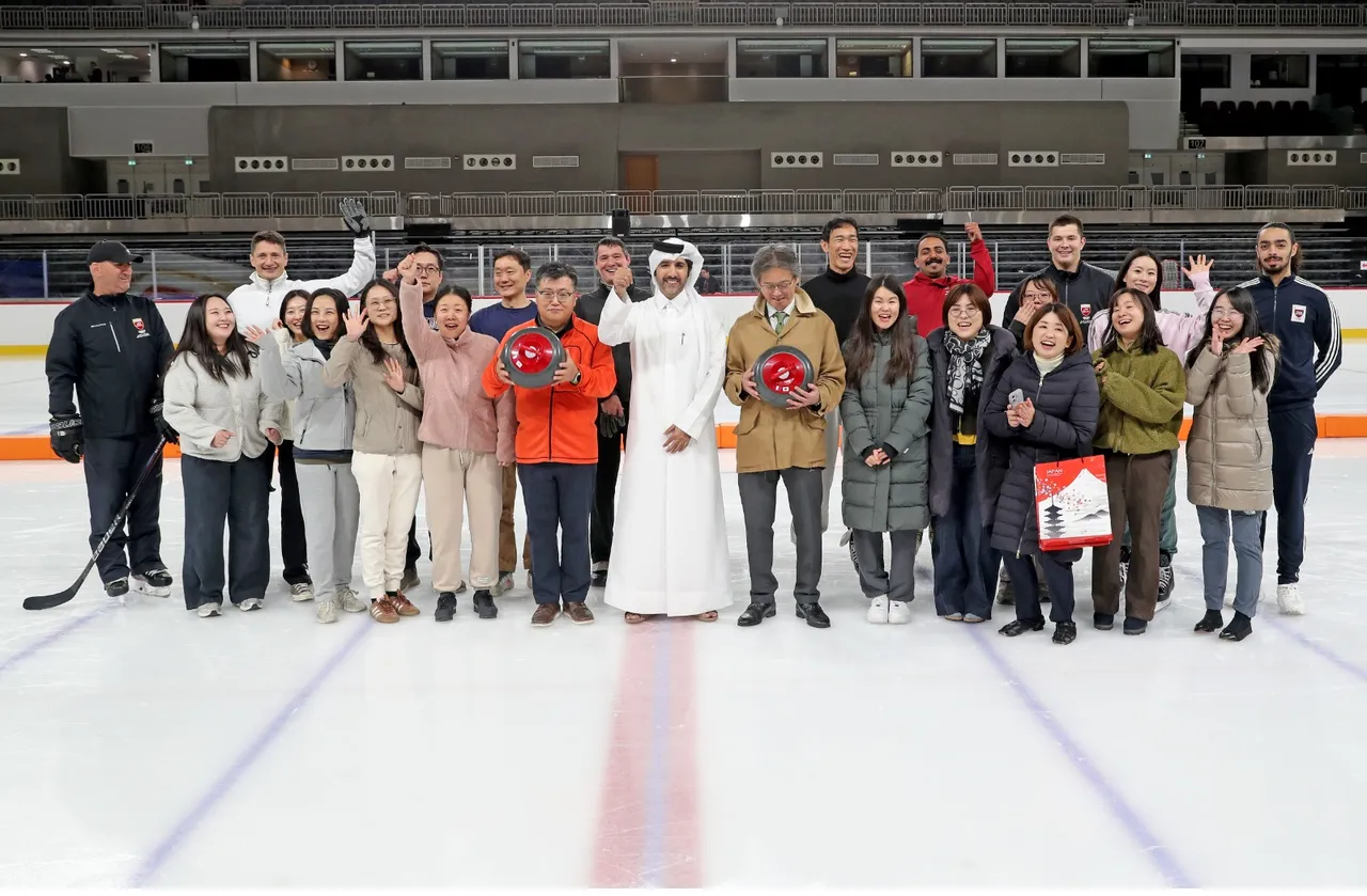 Korean and Japanese ambassadors visit Doha ice rink to support Qatar’s growing winter sports ambitions