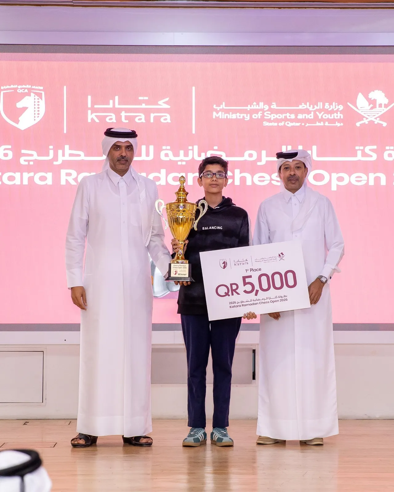Katara International Ramadan Open Classical Chess Championship concludes with Indian dominance and strong Qatari performances