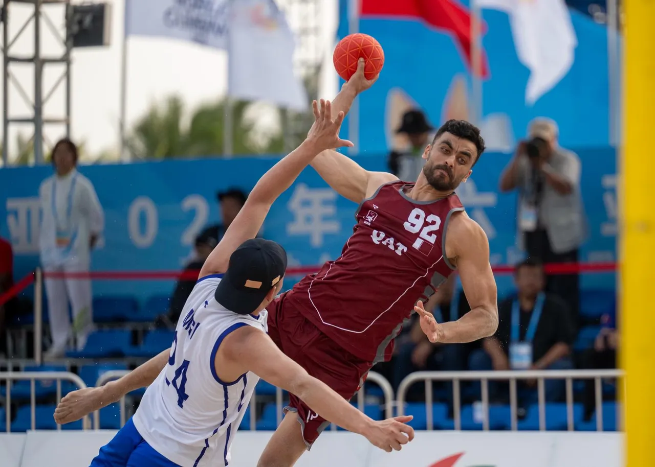 Qatar dominates early at Sanya 2026 with beach handball brilliance and strong volleyball start