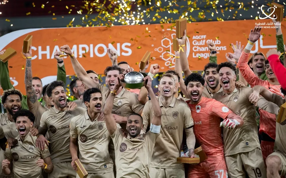 Al Rayyan crowned Gulf Champions with dominant 3-0 win over Al Shabab