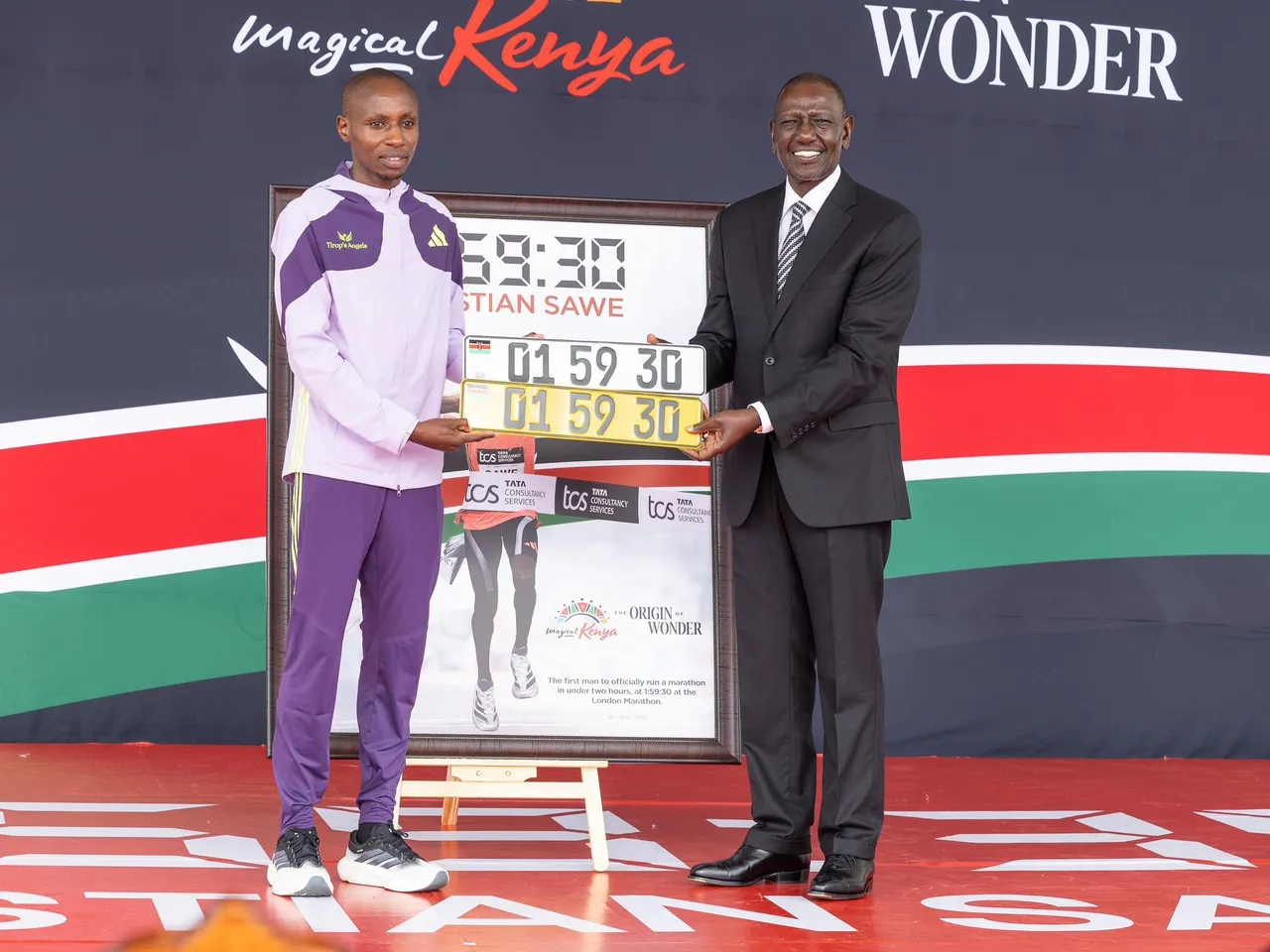 Sawe receives hero’s welcome in Kenya after historic sub-two-hour marathon