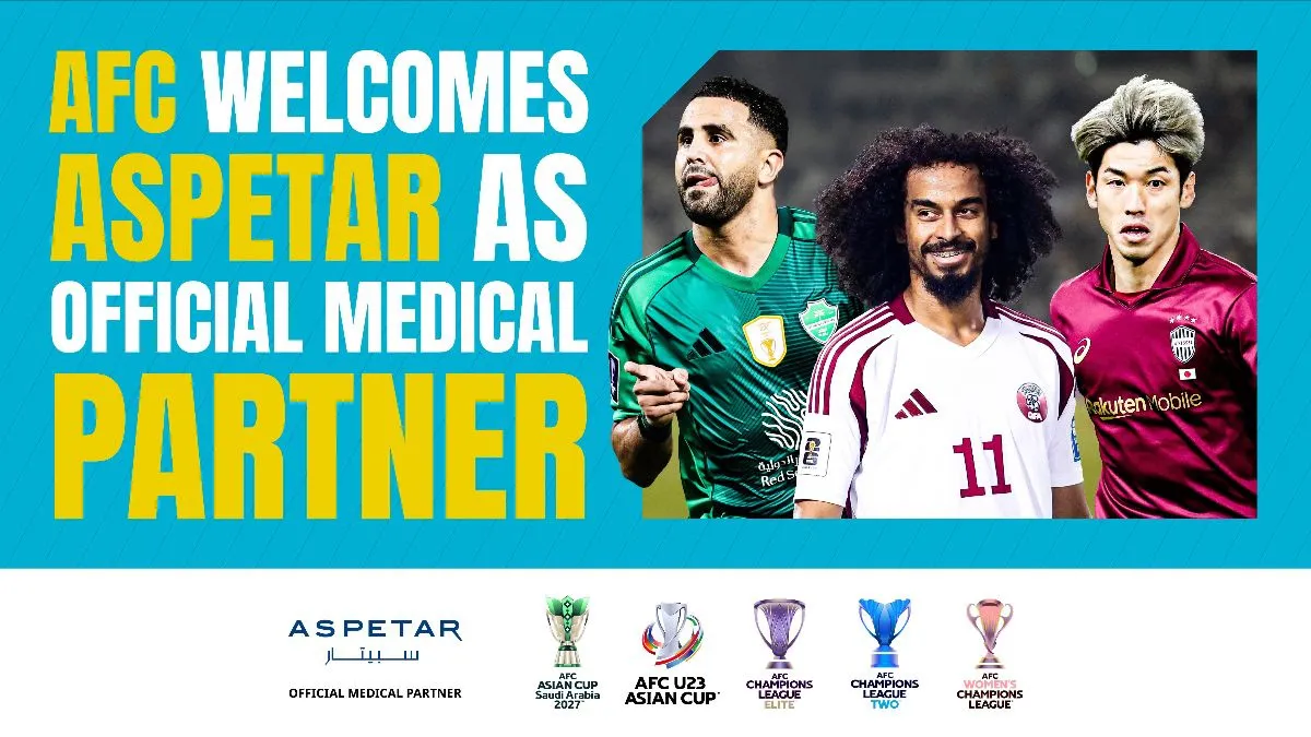 AFC names Aspetar Official Medical Partner until 2029