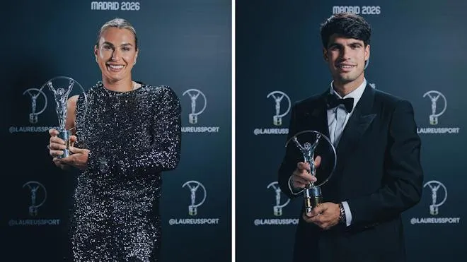 Alcaraz and Sabalenka crowned World’s Best at 2026 Laureus Awards in Madrid
