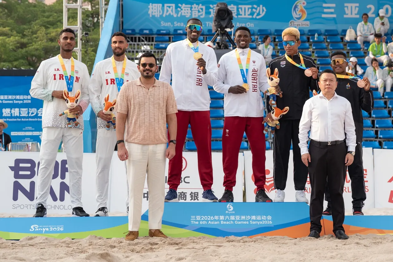 Qatar’s Cherif and Tijan strike gold at Asian Beach Games