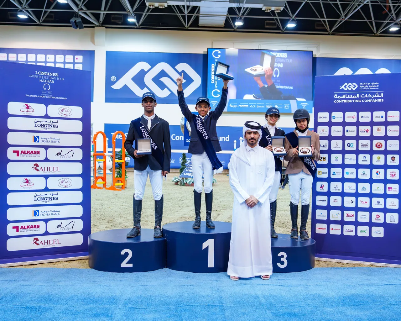 Thrilling start to Longines Hathab final round as Al-Qaqa’a bin Tamim and Hassan Mohammed claim opening titles