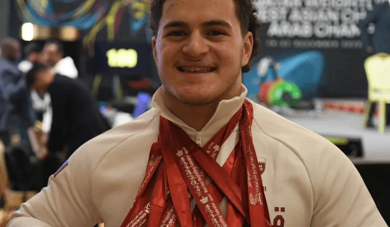 Qatar’s Fares Jaber sets personal bests at Asian Weightlifting Championships