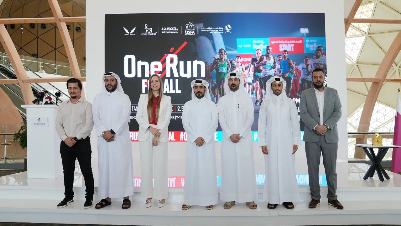 Qatar gears up for third global "ONE RUN FOR ALL" half-marathon at Lusail Circuit
