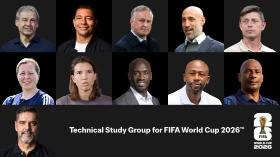 FIFA unveils star-studded Technical Study Group for World Cup 2026