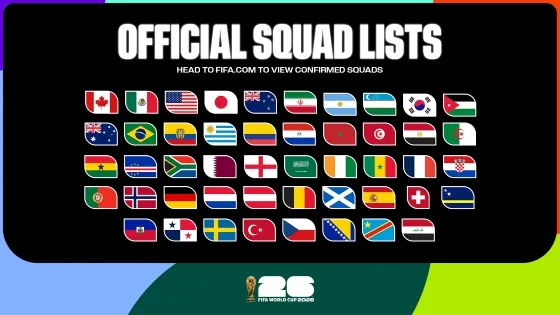FIFA unveils final FIFA World Cup 2026 squads as historic tournament nears kick-off