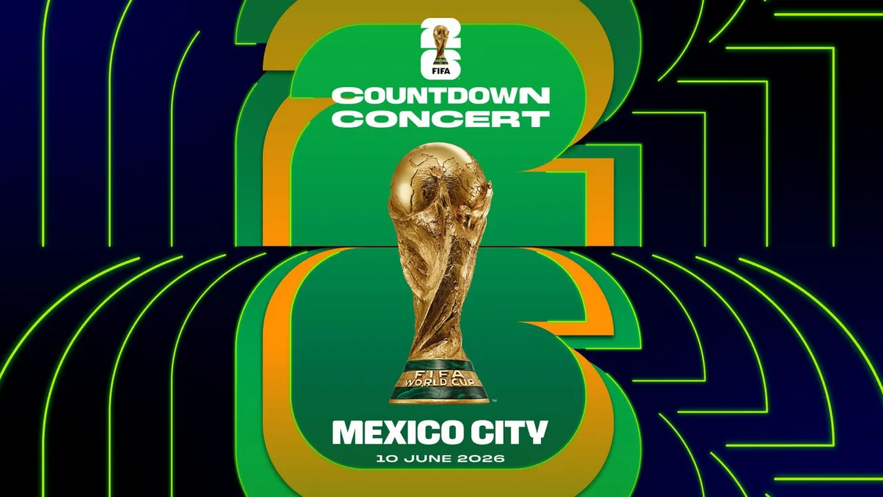 Mexico City set for FIFA World Cup 2026 countdown concert celebration