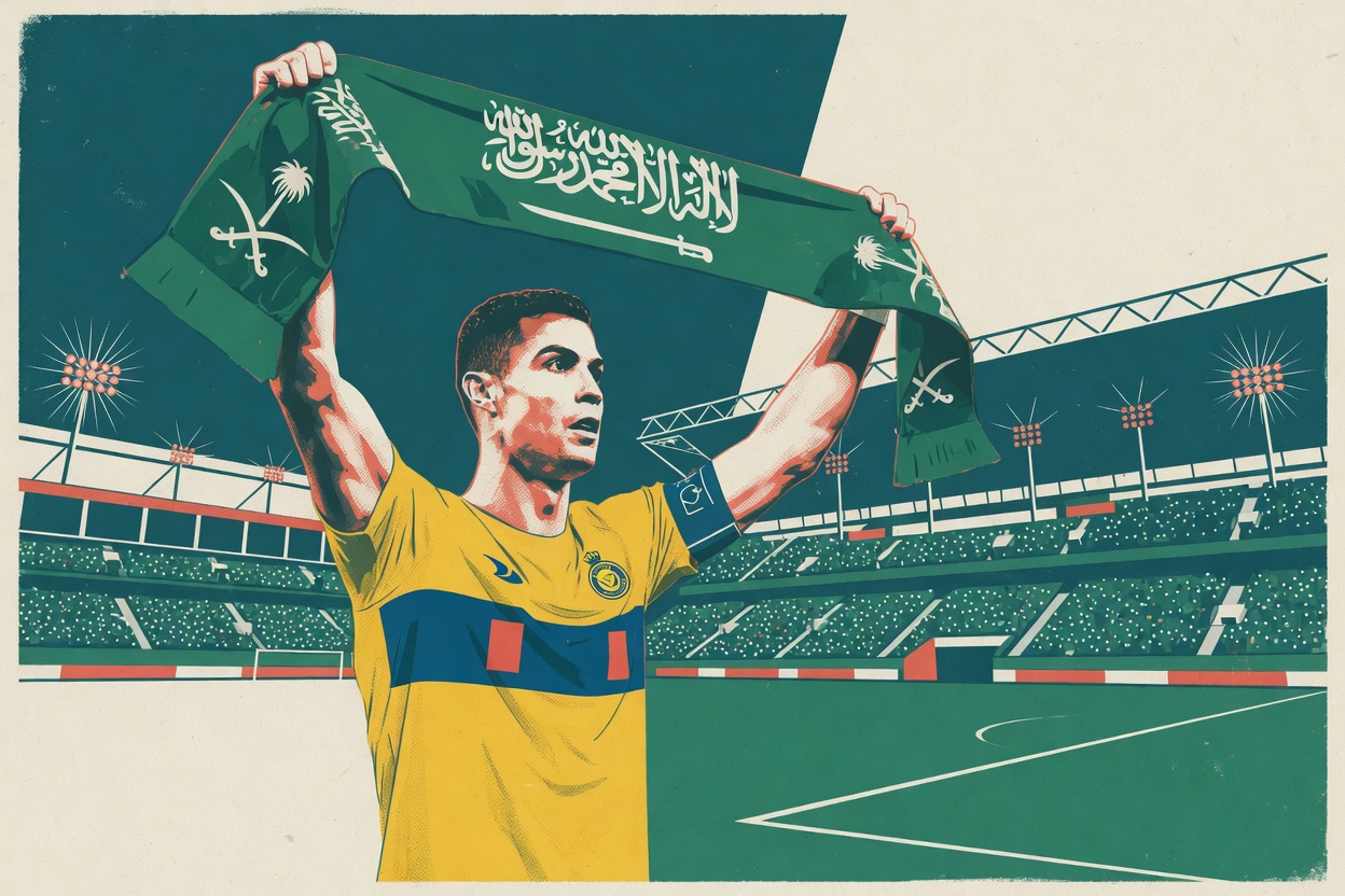 You'd have applauded that scarf if Saudi Arabia weren't paying Ronaldo