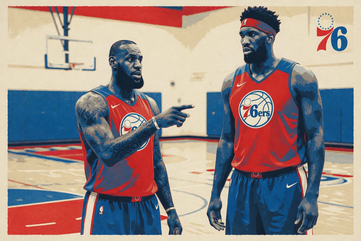 You wanted LeBron to put Embiid in his place. LeBron says it never happened.