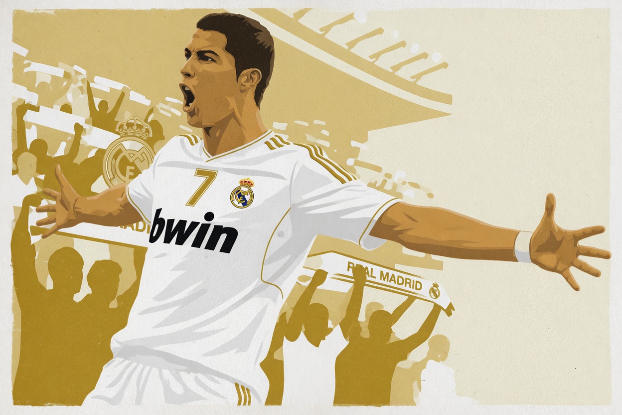 You remember the gold Madrid kit because that team never lost