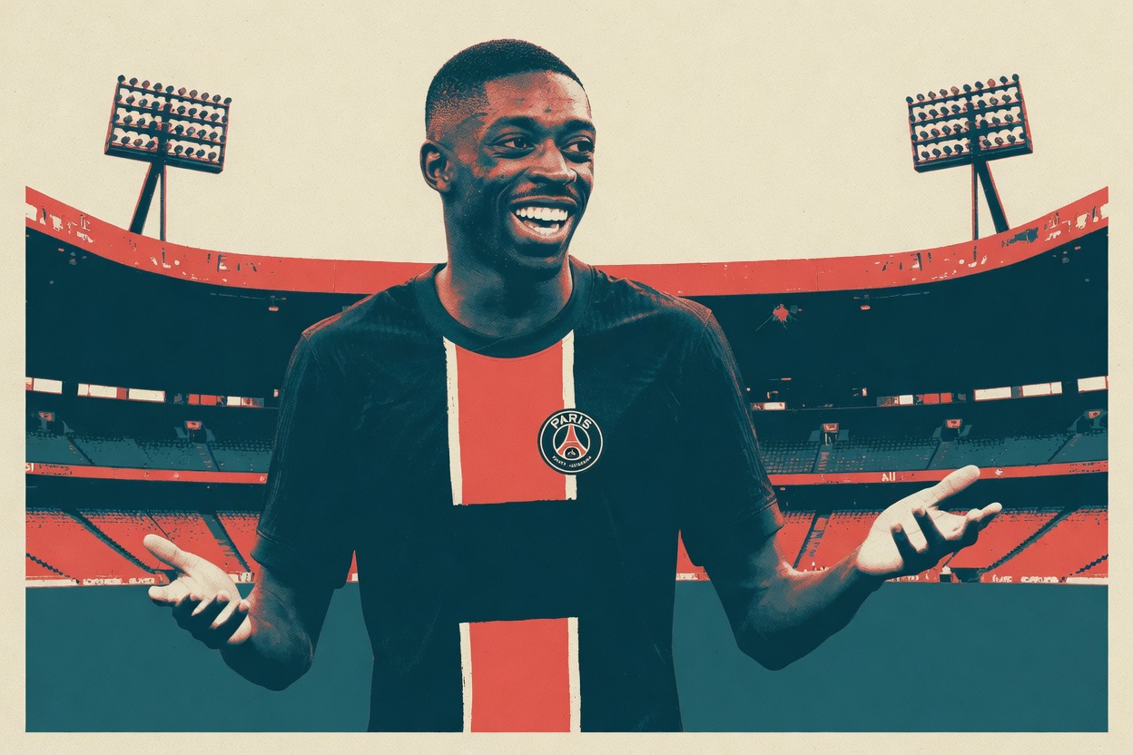 You're mad at Dembélé's vacation joke. Blame the reporters who wouldn't drop it.