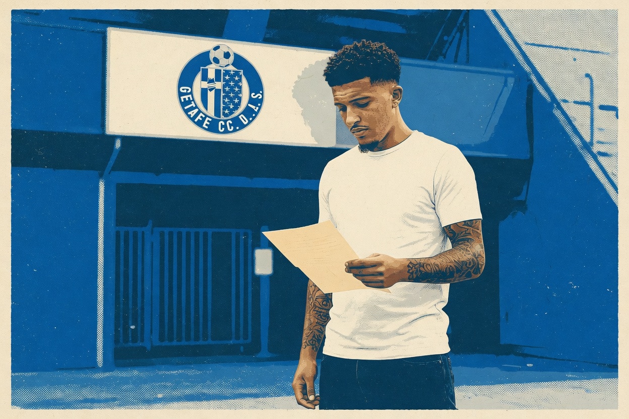 Jadon Sancho turned down £200k a week. Getafe just offered him £10k.