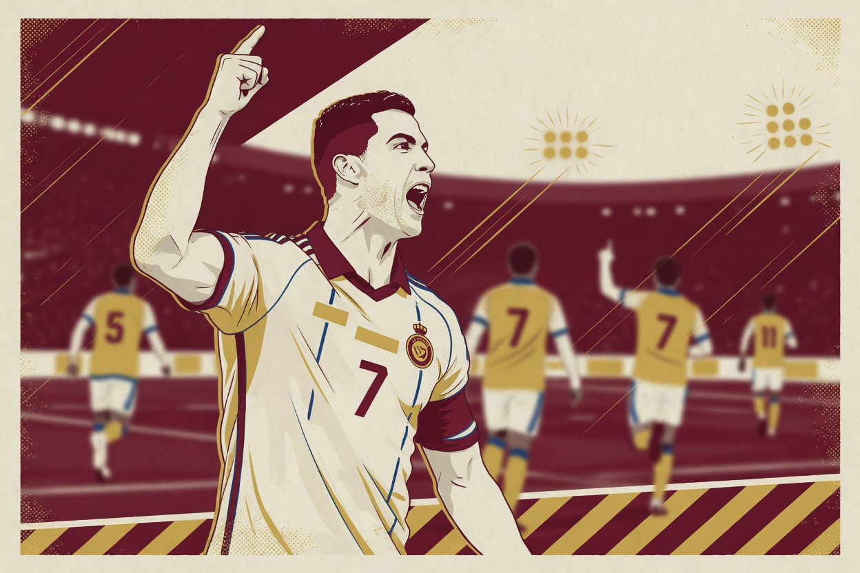 Ronaldo scored three goals in fifteen minutes. The stat accounts ruined it.